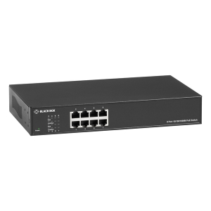 Black Box LPB1308A-R2 Gigabit Ethernet (1000 Mbps) PoE+ Switch, (8) 10/100/1000 Mbps Copper RJ45 PoE+