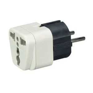 Black Box MC167A Power Plug Adapter, US to Europe, Middle East, Africa, Asia, and South America