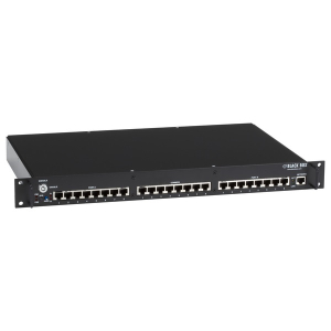 Black Box NBSALL8MGR Rackmount Gang Switch, 19", 1U, (8) RJ-45 A/B (All Pins), Network Manageable