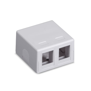 Black Box SMH-2 Connect Surface-Mount Housing - 2-Port White