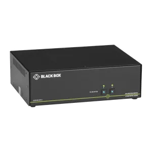 Black Box SS2P-DH-DP-U Secure KVM Switch NIAP 3.0 Certified - Dual-Monitor DisplayPort 4K30 USB HID Audio