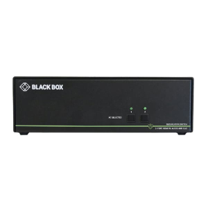 Black Box SS2P-DH-HDMI-UCAC Secure KVM Switch NIAP 3.0 Certified - Dual-Monitor HDMI 4K60 USB Audio CAC