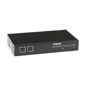 Black Box SW2006A-USB-EAL Secure Single-Monitor VGA USB KVM Switch - EAL2+ EAL4+ Certified, TEMPEST Level I (Level A) Qualified Design, 2-Port