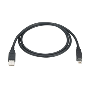 Black Box USB05-0010 USB 2.0 Cable - Type A Male to Type B Male Black 10-ft. (3.0-m)