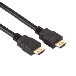 Black Box VCB-HD2L-003 Premium High-Speed HDMI Cable with Ethernet and Gripping Connectors - HDMI 2.0, 4K 60Hz UHD, 3-ft. (0.9-m