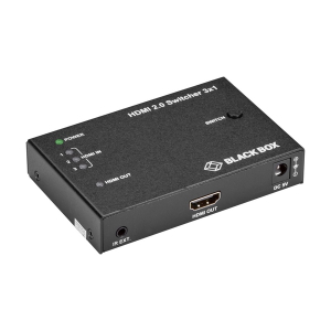 Black Box VSW-HDMI2-3X1 HDMI 2.0 4K Video Switch 3x1 GSA TAA