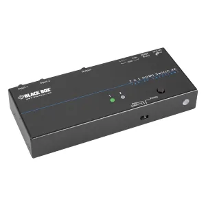 Black Box VSW-HDMI2X1-4K 4K HDMI Switch, 2 x 1