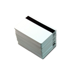 Brady People ID 1350-1300 30 Mil CR80 Blank PVC Card with 5/16" HICO Magstripe - 500 pcs