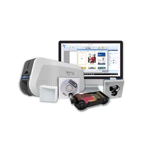 Brady People ID IDP-651399B SMART 51D Dual-Sided Card Printer Bundle