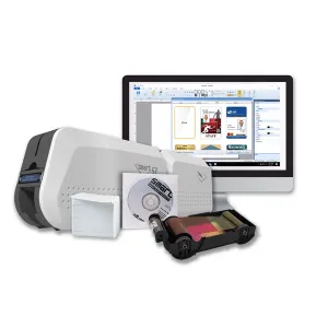 Brady People ID IDP-651410K SMART 51L Dual-Sided Card Printer Kit with Lamination and Ethernet