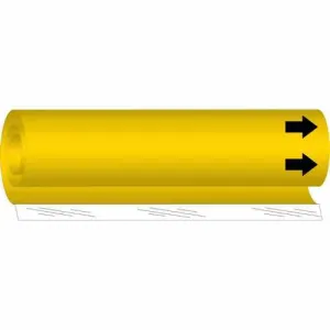 Brady 5603-II Blank Yellow High Performance Pipe Marker