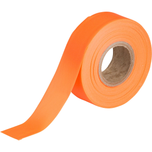 Brady 58352 Flagging Tape, Fluorescent Orange