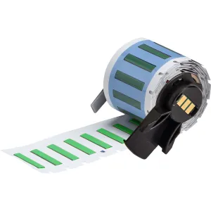 Brady M6-094-1-342-GR PermaSleeve Heat Shrink Wire and Cable Labels for M6 M7 Printers - 0.094" Dia x 1", Green