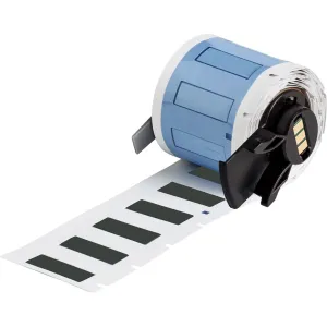 Brady M6-187-1-342-BK PermaSleeve Heat Shrink Wire and Cable Labels for M6 M7 Printers - 0.187" Dia x 1", Black
