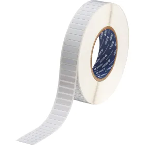 Brady THT-103-777-10 3" Core Glossy White Polyimide Non-Reflow Circuit Board Labels, Label/Tape Size - 0.25 in H x 1 in W