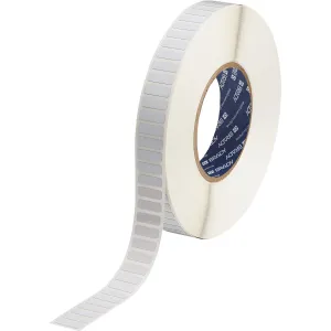 Brady THT-46-777-10 3" Core Glossy White Polyimide Non-Reflow Circuit Board Labels, Label/Tape Size - 0.25 in H x 0.75 in W