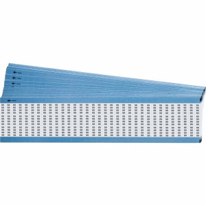 Brady TMM-55-PK Numerical Minature Legend Vinyl Film Wire Marking Cards