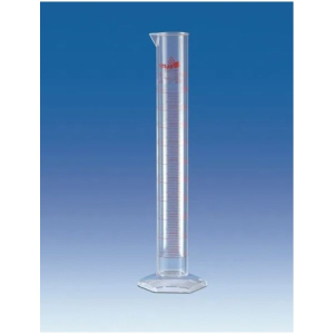 BrandTech 64914 100mL Graduated Cylinder, Polymethylpentene, Molded/Screened, Class A Cert, Pack of 2
