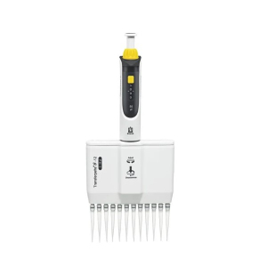 BrandTech 705926 Multi-Channel Micropipette Transferpette S-12, Adjustable Volume, DE-M, M12-50, 5-50 ul