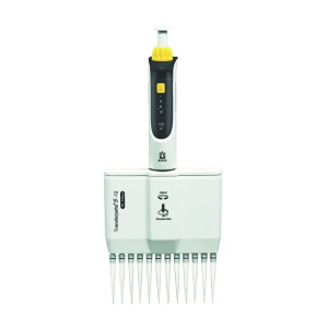 BrandTech 705928 Multi-Channel Micropipette Transferpette S-12, Adjustable Volume, DE-M, M12-100, 10-100 ul