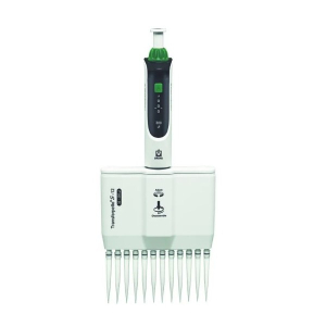 BrandTech 705932 Multi-Channel Micropipette Transferpette S-12, Adjustable Volume, DE-M, M12-300, 30-300 ul