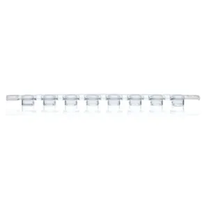BrandTech 781334 Cap Strip, Polypropylene, Transparent, with Flat Cap