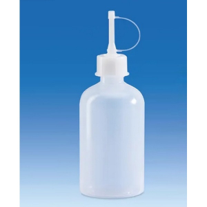BrandTech 94587 50mL Dropping Bottle, Low-Density Polyethylene, Glass 18, Pack of 24