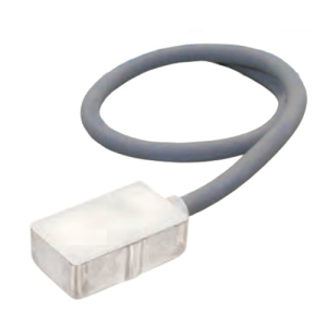 Canfield Connector 810-300-104 Extruded Cylinder Clamp, 8 mm Quick Connect Male Pigtail, Reed Switch, Red LED and MOV, 5 - 120V AC/DC, 85 Ga.