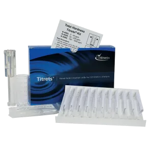 CHEMetrics K-4585 Titrets Total Hardness Test Kit (100-1000 ppm)