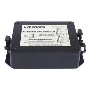 CyberData 011375 Network Dual Door Strike Relay 10/100 Mbps