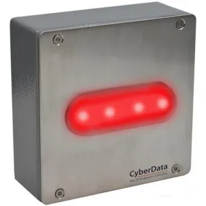 CyberData 011479 SIP Outdoor RGB (Multi-Color) Strobe 10/100 Mbps