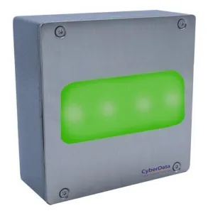 CyberData 011489 InformaCast Enabled Outdoor RGB (Multi-Color) Strobe 10/100 Mbps