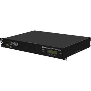 CyberData 011579 SIP Paging 25V/70V Amplifier 10/100 Mbps