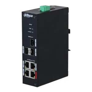 Dahua DH-PFS4307-4ET-96 4-Port PoE Desktop Managed Hardened Switch (PoE 2.0)