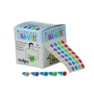 Diversified Biotech HEASPRL-2100 Tough-Spots Circular Cryogenic Labels, Assorted, 1/2", 5-Up