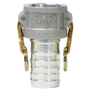 Dixon Valve 200-C-AL Andrews Type C Cam and Groove Couplers, 2 in x 2 1/16 Male, Aluminum