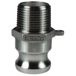 Dixon Valve 200-F-SS Andrews/Boss-Lock Type F Cam and Groove Adapters, 2 in (NPT) Male