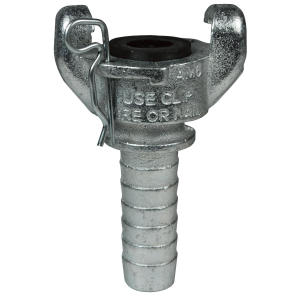 Dixon Valve AM6 Air King® 2-Lug Hose End, 3/4 in M Barb, 25/32 in dia x 2-1/2 in W x 3-15/16 in H, Iron