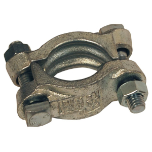 Dixon Valve DL275 Double Bolt Hose Clamps, 2 1/2"-2 3/4" Hose OD, Malleable Iron, 25/Bx