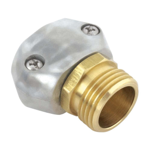 Dixon Valve M5834M GHT Zinc Hose Fitting, Male, Fits 5/8 in and 3/4 in Hoses