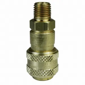 Dixon Valve 2DM2-B D-Series Pneumatic Automatic 1/4" Male Threaded Coupler Brass
