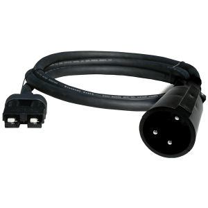 Dual Pro 602618 Club Car Round 3-Pin Powerdrive Style Charge Cable Assembly 7 ft