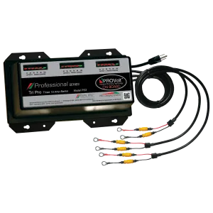 Dual Pro PS3 Professional Series Battery Charger w/ (3) Independent 12 V, 45 Amps (15 Amps per Bank) Outputs
