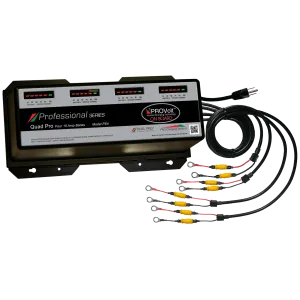 Dual Pro PS4 Professional Series Battery Charger w/ (4) Independent 12 V, 60 Amps (15 Amps per Bank) Outputs