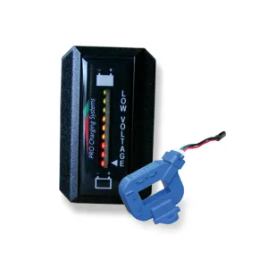 Dual Pro BFGVLITH Lithium Battery Status Indicator, Rectangle Vertical Display