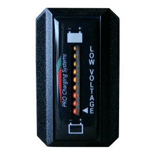 Dual Pro BFGWOVR64V Battery Fuel Gauge on Board Electric Vehicle - Single Battery Fuel Gauge 64V