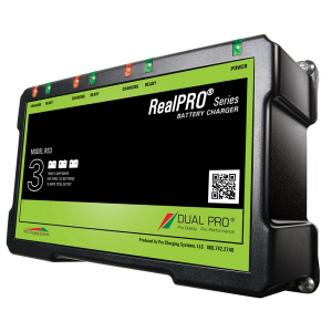 Dual Pro RS3 RealPRO Series Battery Charger (3) Independent 12V 6 Amp Banks 6 Amps