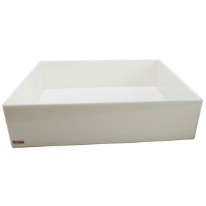 Dynalon 108874-6 24 x 18 x 6" I. D. HDPE Rectangular Tray