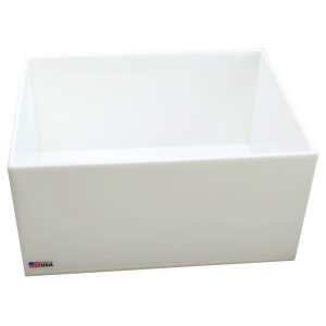 Dynalon 108874-7 16 x 12 x 8" I. D. HDPE Rectangular Tray