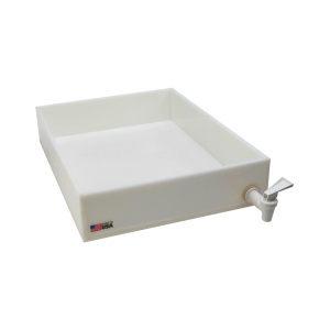 Dynalon 108884-1 16 x 12 x 3" I. D. HDPE Dispensing Tray
